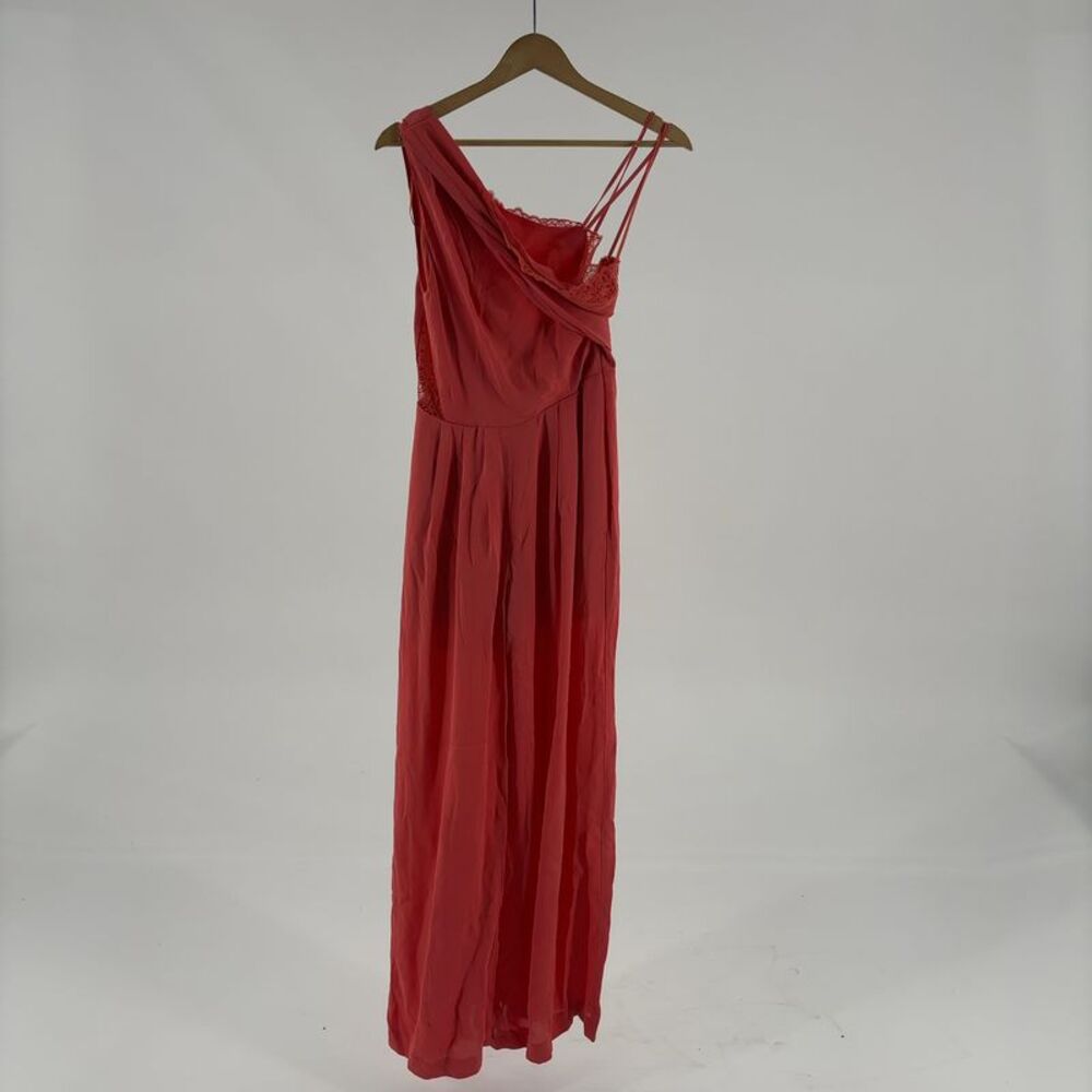 Reiss Coral One-Shoulder Jumpsuit